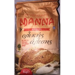 Αλεύρι Ολικής Αλεσης Manna 1kg