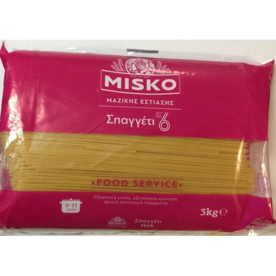 Σπαγγέτι Misko Νο 6  3kg