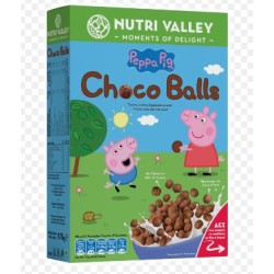 NUTRI VALLEY  ΔΗΜΗΤΡΙΑΚΑ 375ΓΡ CHOCO BALLS (PEPPA PIG)