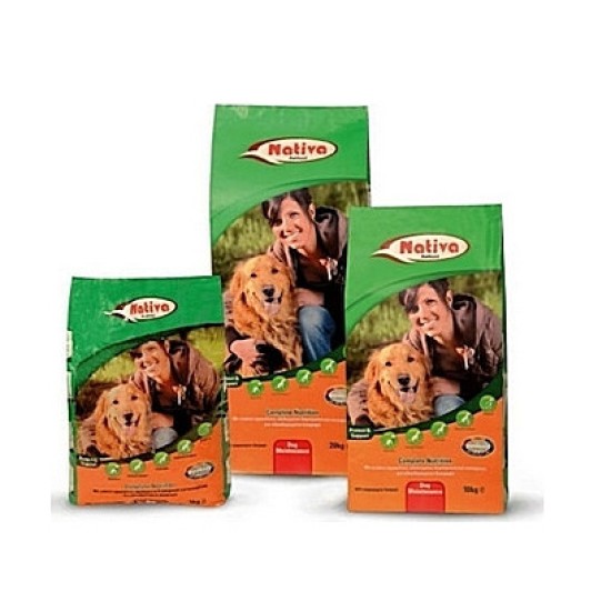 Nativa κροκέτα σκύλου, adult complete nutrition, 10kg
