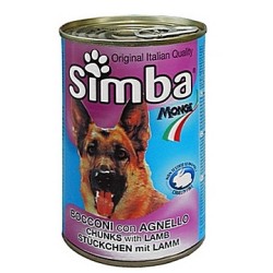 Simba, κονσέρβα σκύλου με αρνί, 415γρ