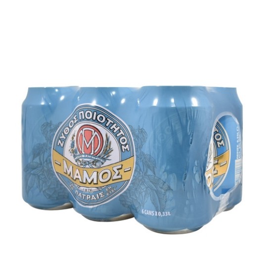 Μάμος μπύρα κουτί 330 ml 6pack