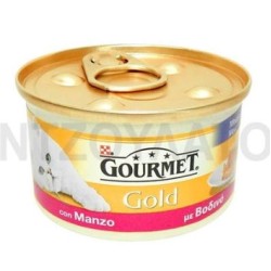 Gourmet Κονσέρβα γάτας 85gr Gold Μους Βοδινό