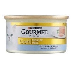 Gourmet κονσέρβα γάτας 85gr, Gold moose με ψάρια ωκεανού