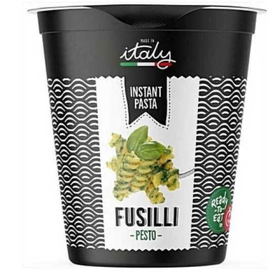 Ετοιμο γεύμα, instant pasta, 70gr Fusilli με σαλτσα Pesto