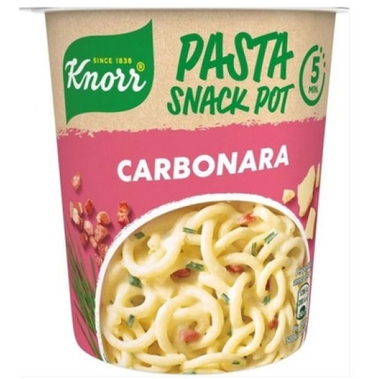 Knorr snack pot καρμπονάρα 60gr