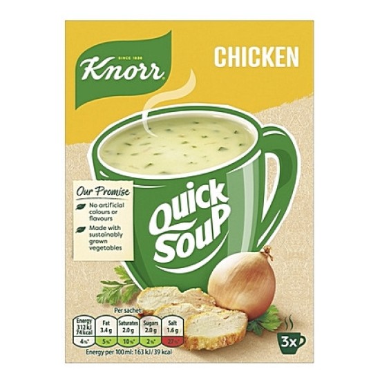 Knorr σούπα στιγμής, κοτόπουλο, 3Χ17gr