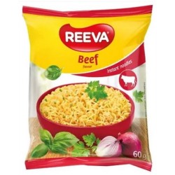 Reeva Noodles έτοιμο γεύμα με γεύση μοσχάρι, 60γρ, σακουλάκι