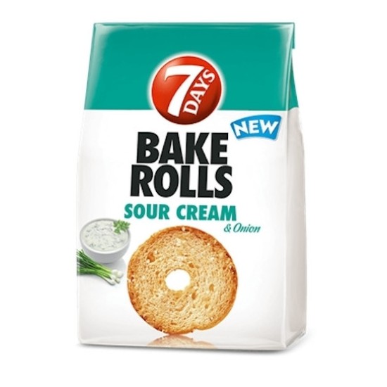 7 DAYS BAKE ROLLS 80ΓΡ SOUR CREAM & ONION