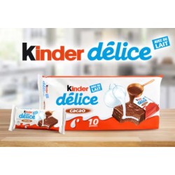KINDER ΚΕΙΚ 39ΓΡ DELICE ΜΕ ΚΑΚΑΟ & ΓΑΛΑ