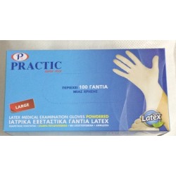 Ιατρικά Γάντια Latex συσκ. 100τεμ.