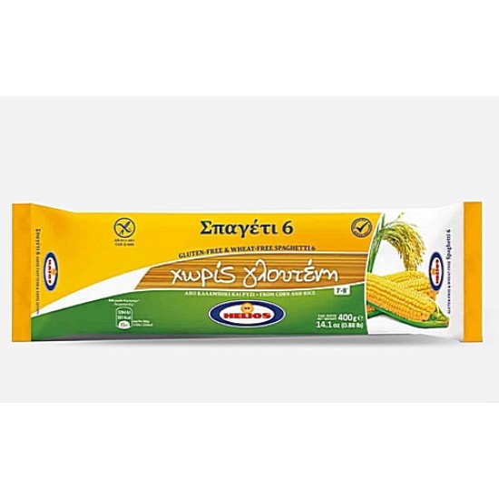 Σπαγγέτι ανευ γλουτένηςΗλιος, σε συσκ. 500gr