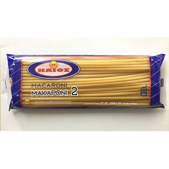 Μακαρόνια Ηλιος Νο2 συσκ. 500gr