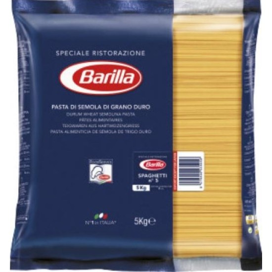 Barilla επαγγελματικό spaghetti No5, 5kg